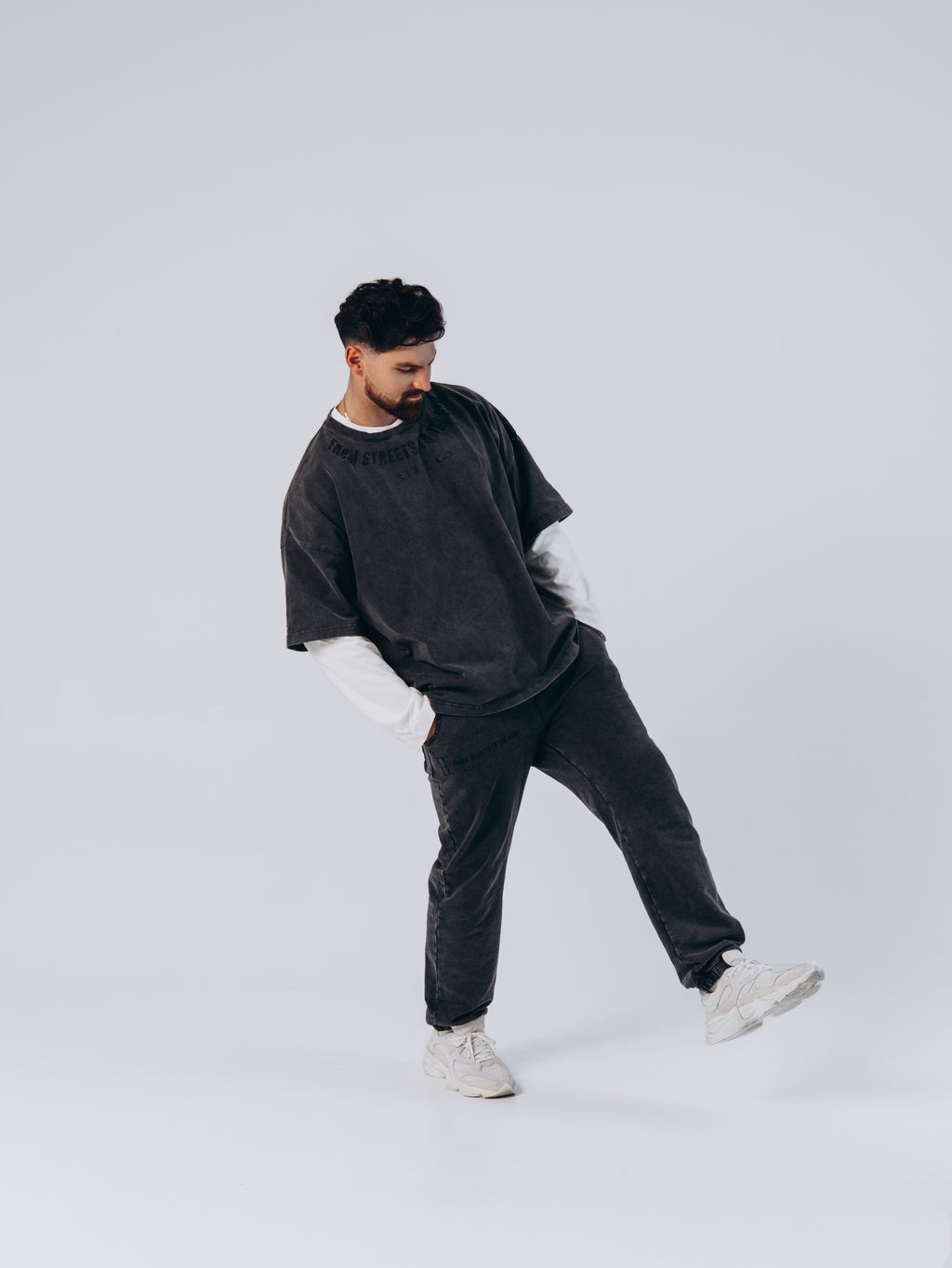 T-shirt TBT CLTH Washed Graphite – kolekcja CH.001