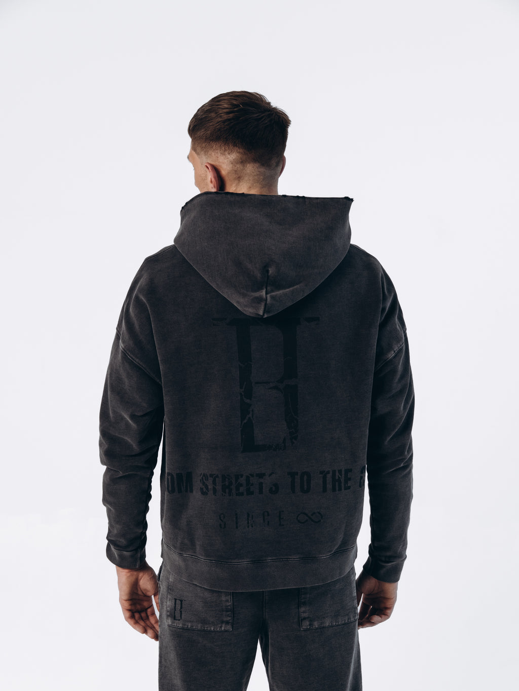 Bluza z kapturem TBT CLTH Washed Graphite – kolekcja CH.001