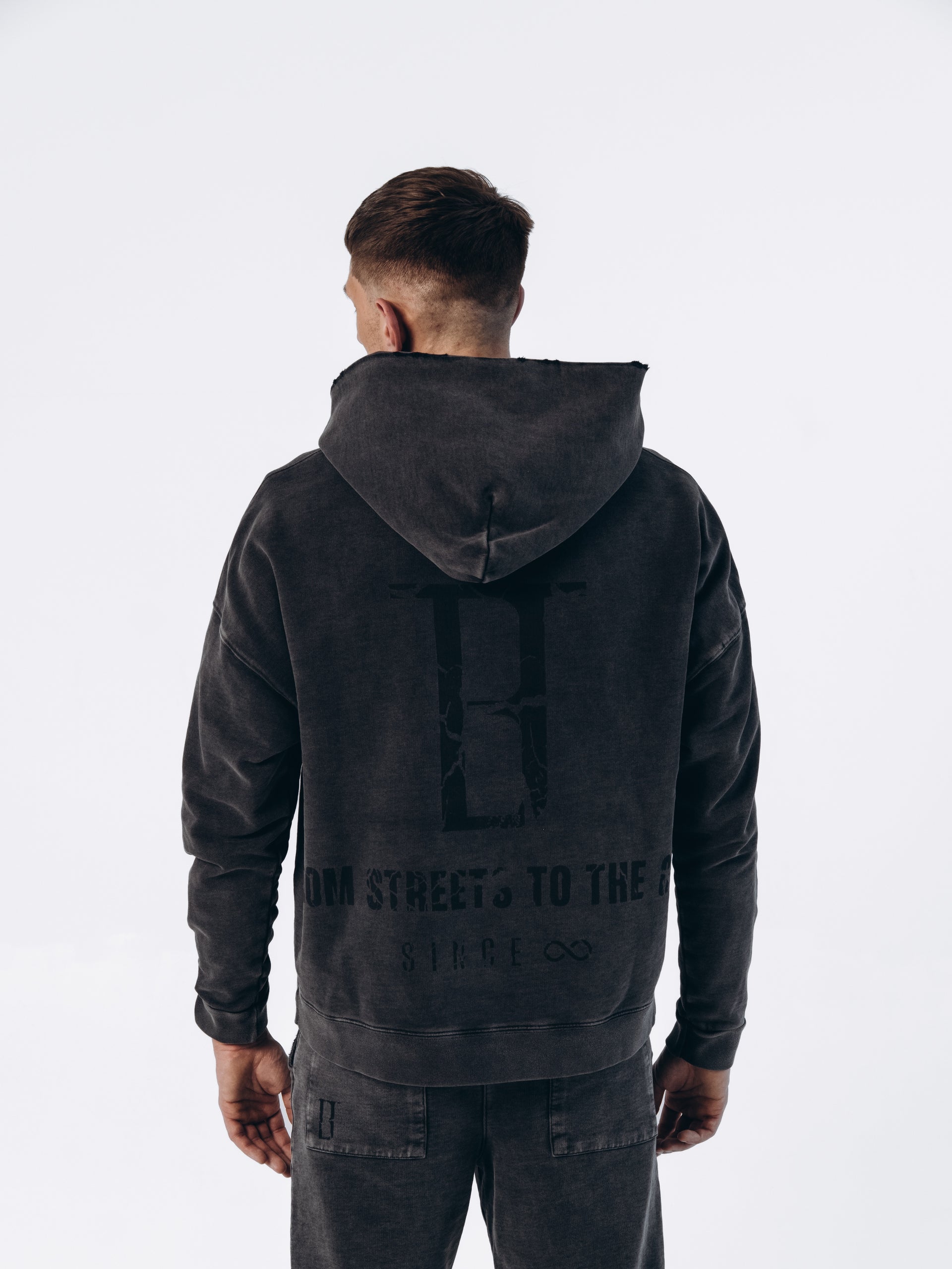 Bluza z kapturem TBT CLTH Washed Graphite – kolekcja CH.001