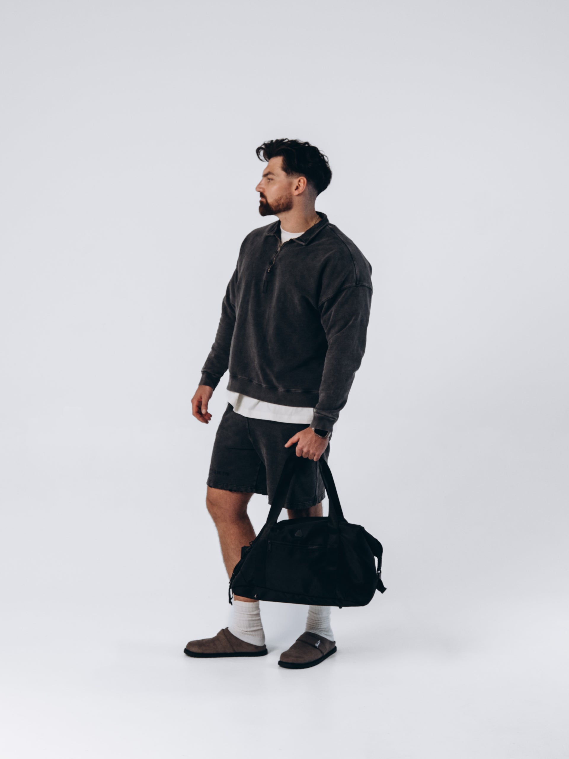 Bluza rugby TBT CLTH Washed Graphite – kolekcja CH.001
