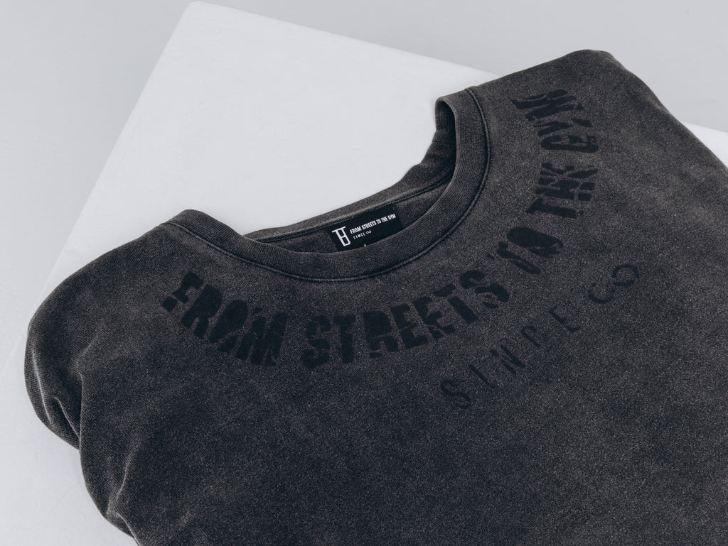 T-shirt TBT CLTH Washed Graphite – kolekcja CH.001