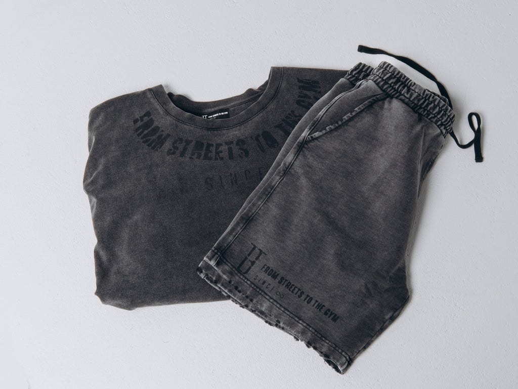 Szorty TBT CLTH Washed Graphite – kolekcja CH.001