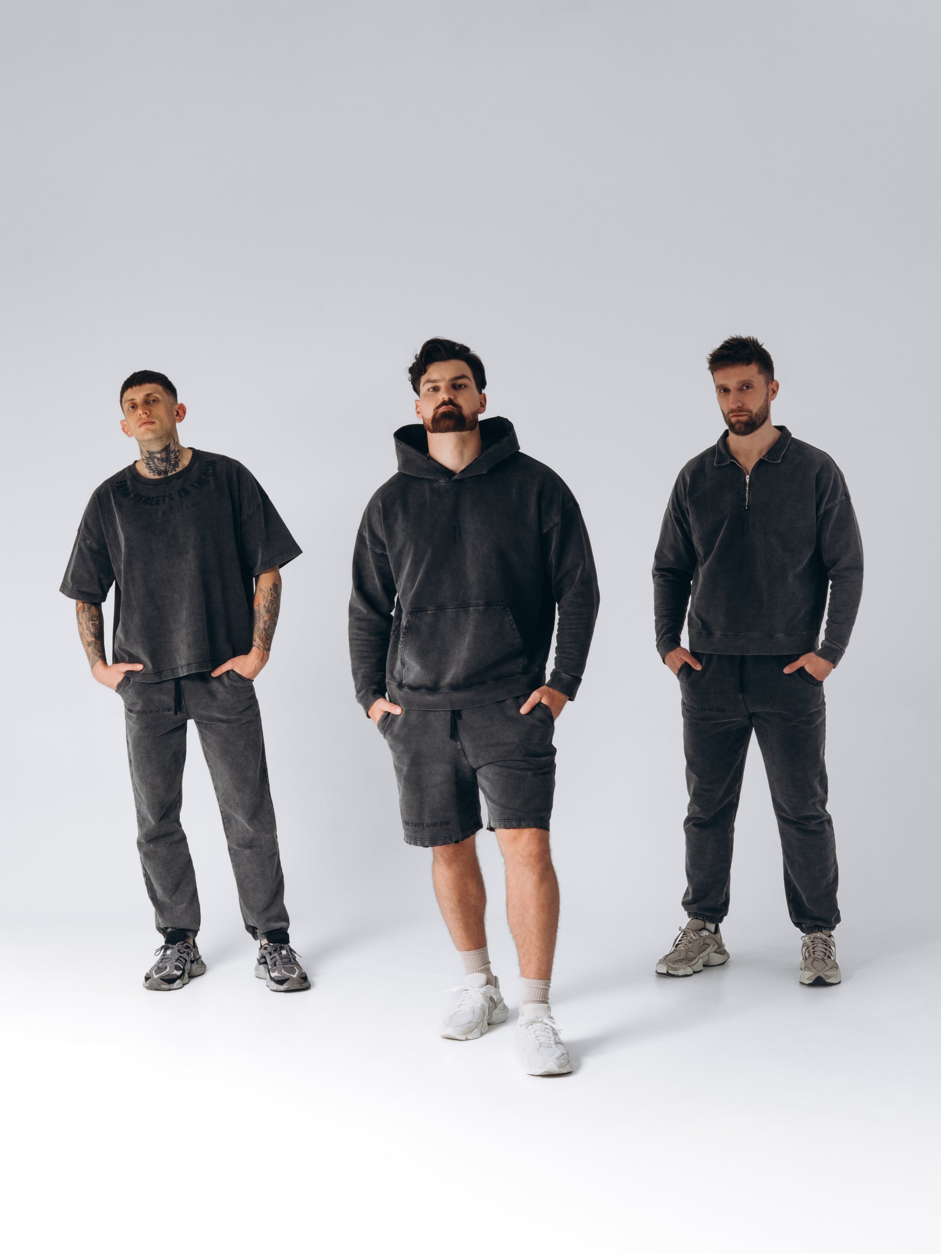 Bluza rugby TBT CLTH Washed Graphite – kolekcja CH.001